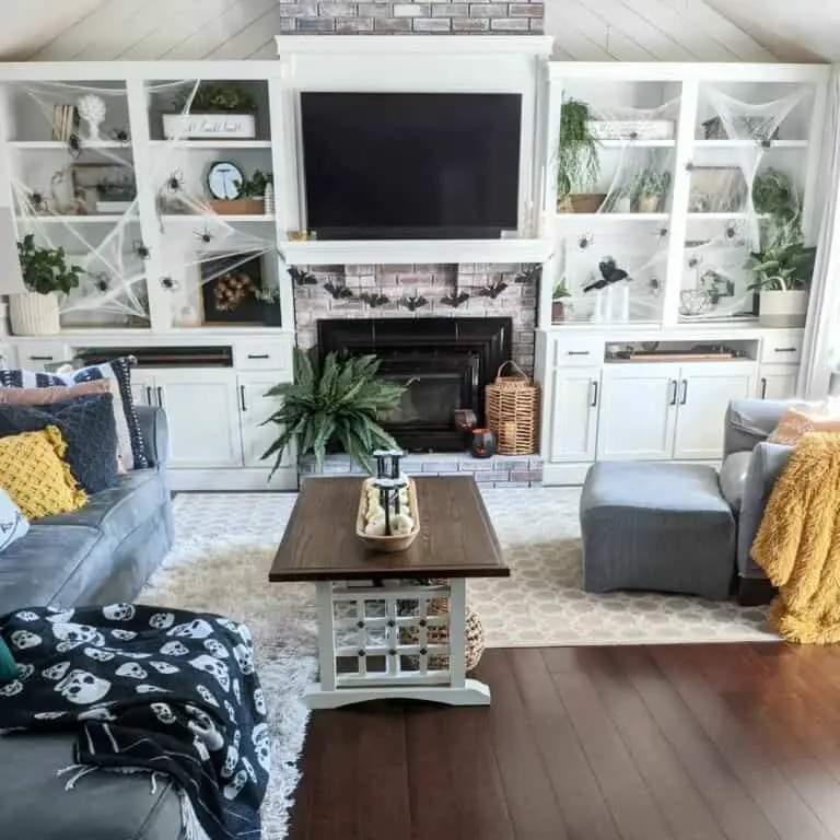 Spider-Inspired Living Room Decor