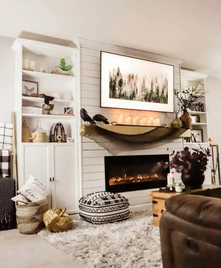 Spooky Farmhouse Living Room