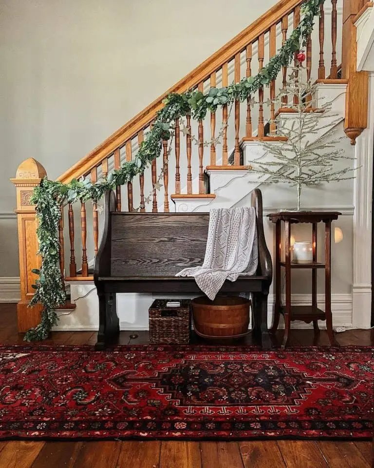 Staircase Garland Display