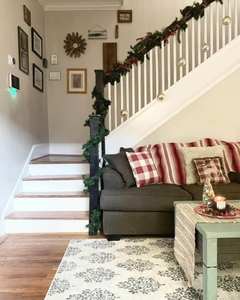 Staircase Garland Display