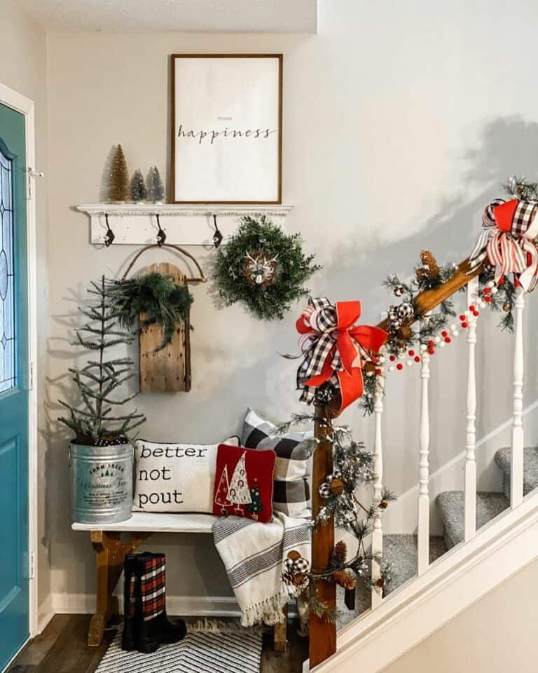 Teal Farmhouse Door