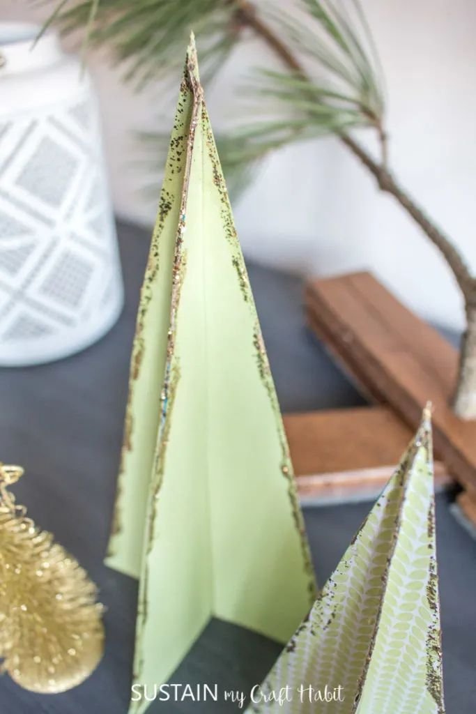 Upcycled Cardboard Trees