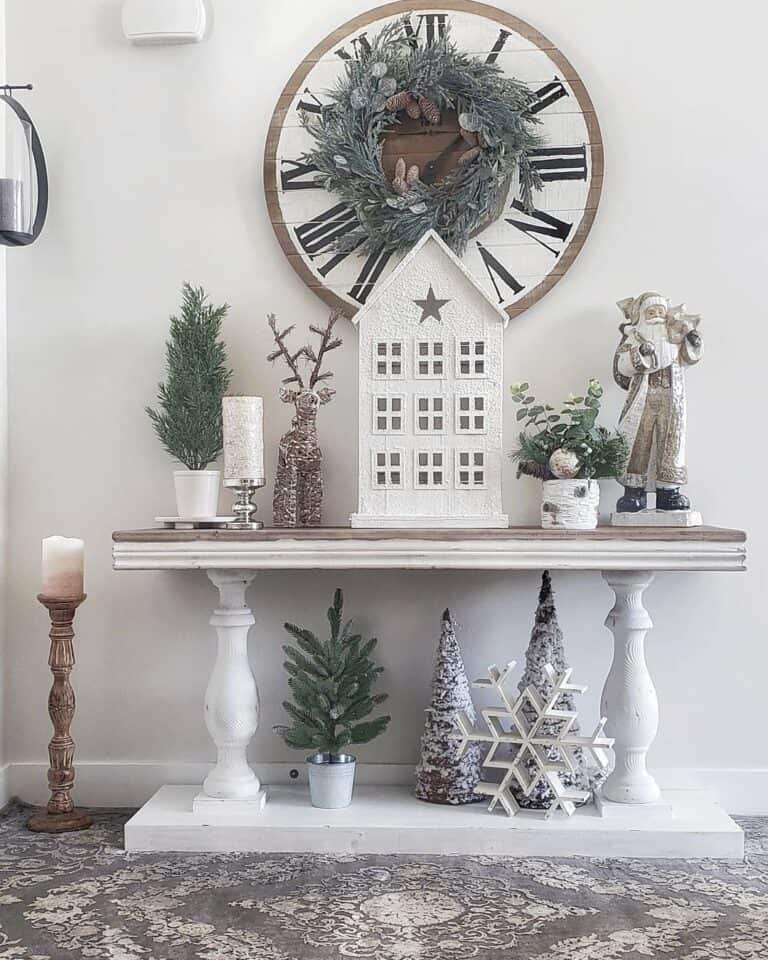 Vintage Christmas Console