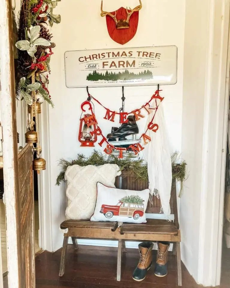 Vintage Farmhouse Entryway