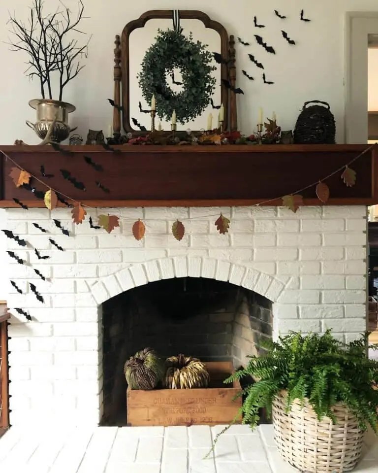 Vintage Fireplace Decor