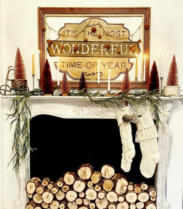 Vintage Mantel Styling