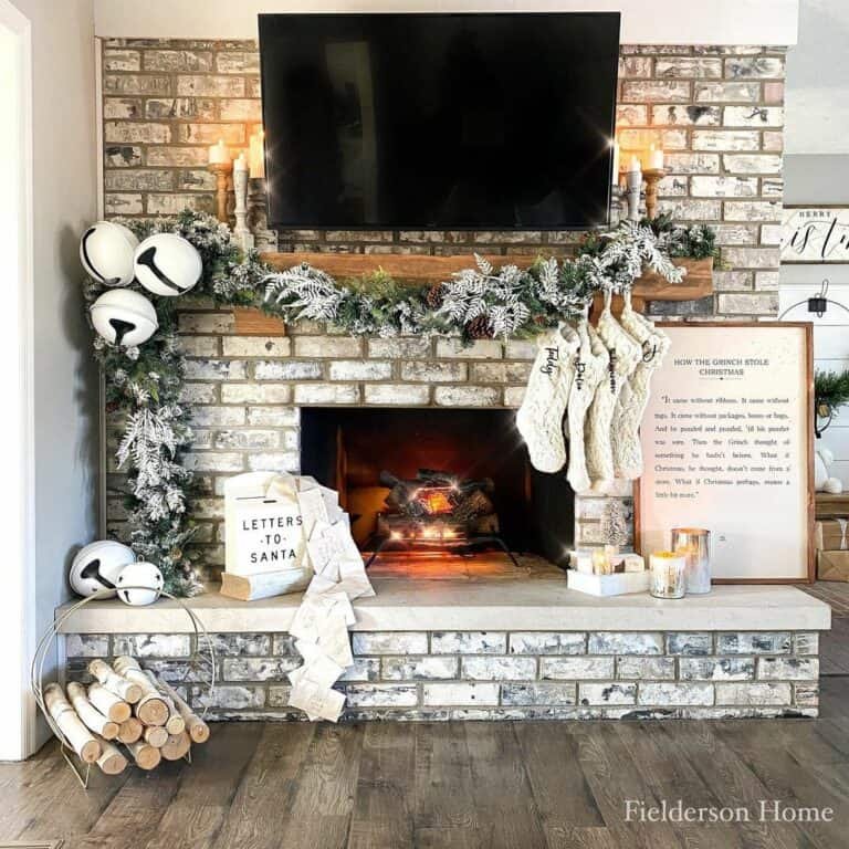 Vintage Sleigh Bell Mantel