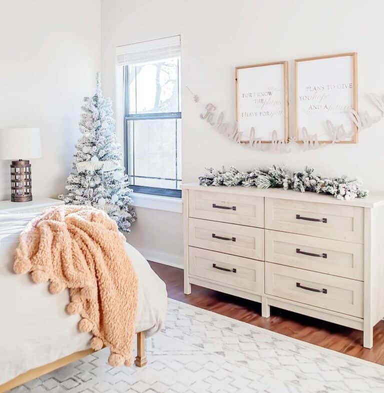 White Bedroom Accents