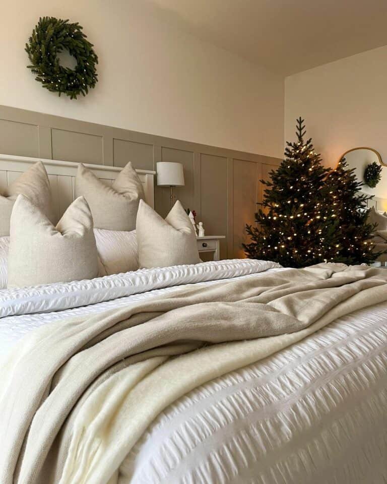 White Christmas Bedroom