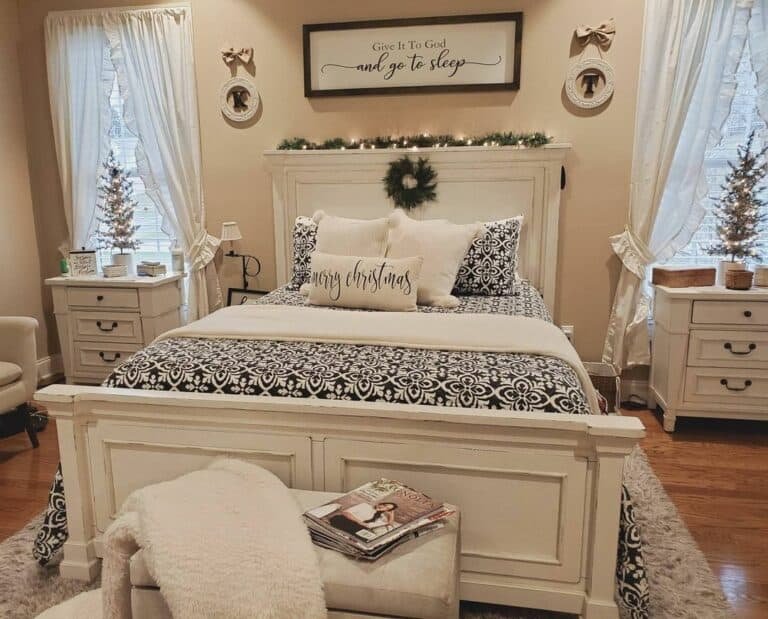White Christmas Bedroom