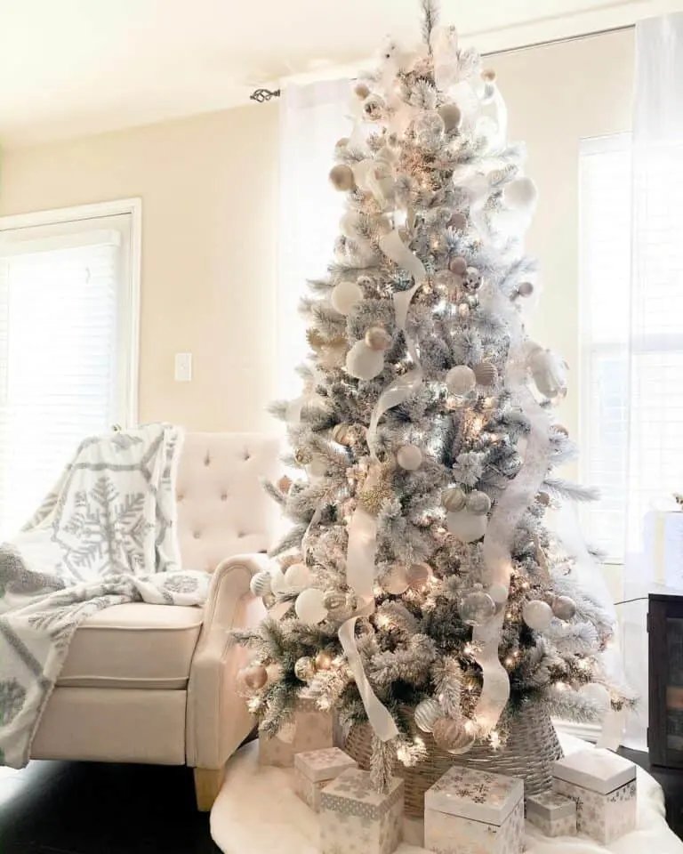 White Christmas Tree