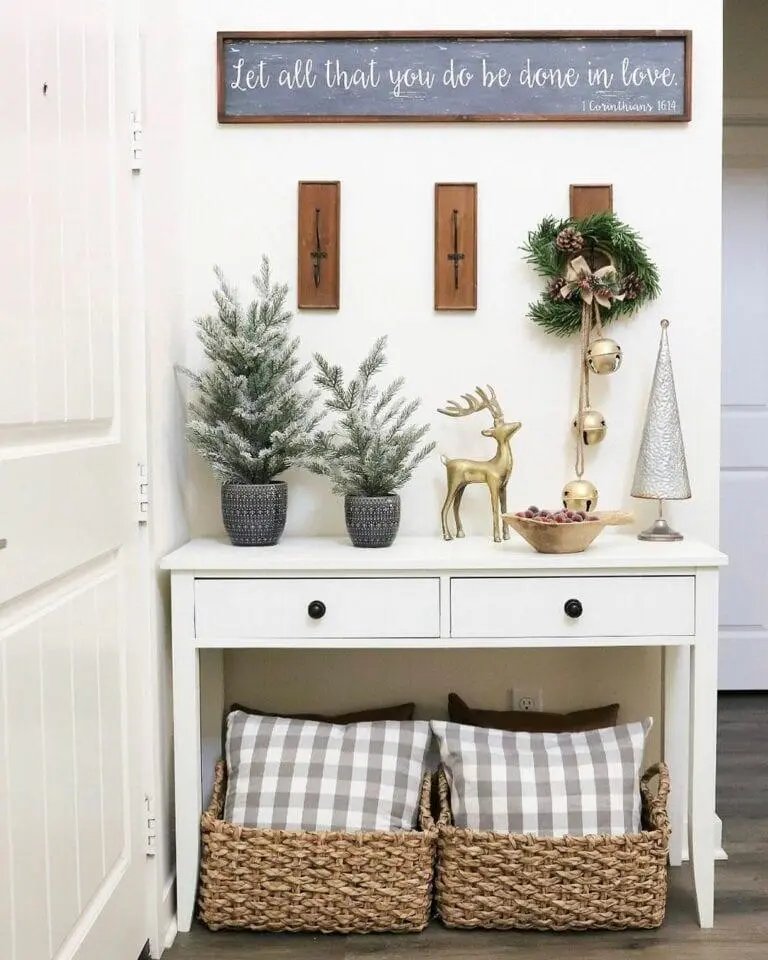 White Console Table