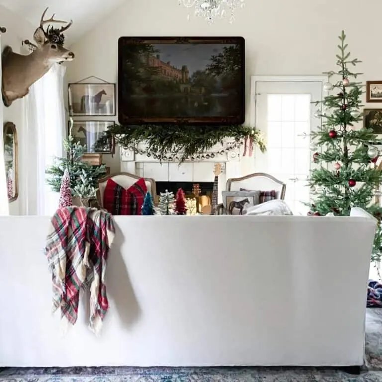 White Room Red Ornaments