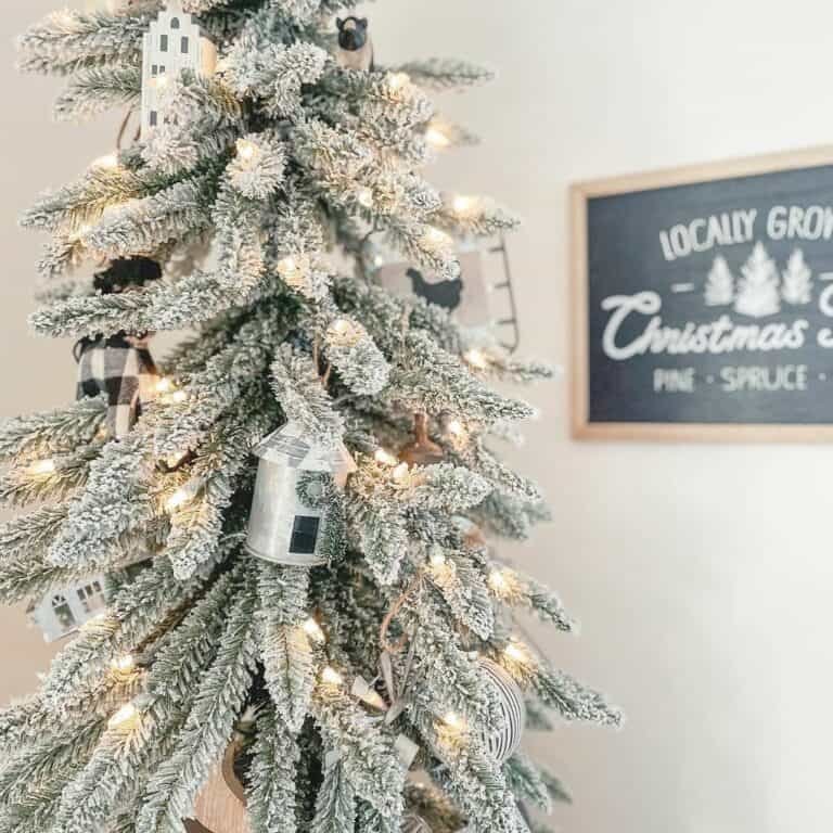 White Vintage Ornaments