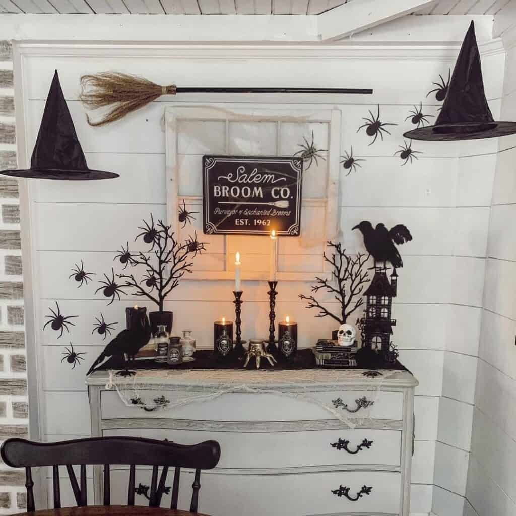 Witchy Themed Wall Display