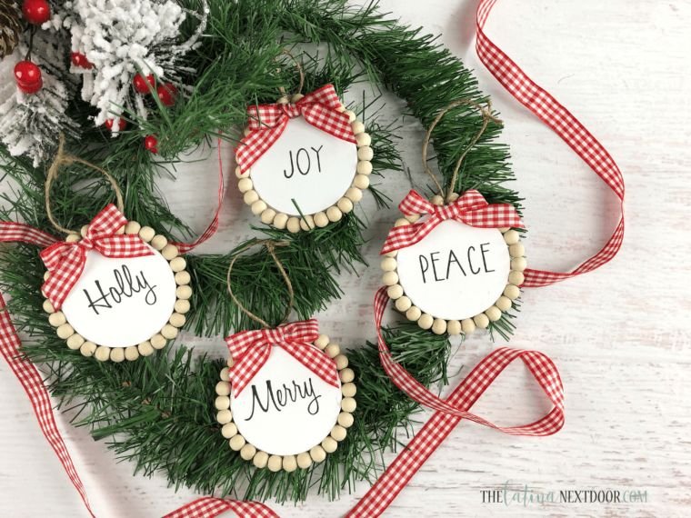 Wooden Bead Ornaments