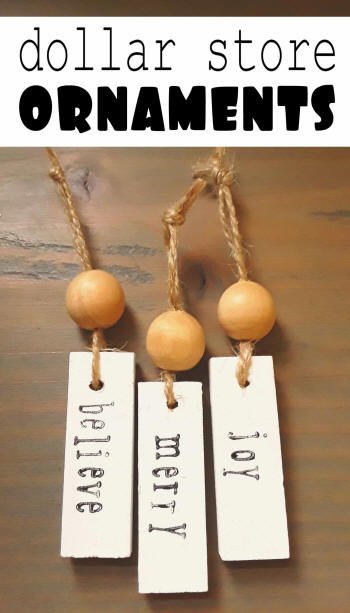 Wooden Block Ornaments