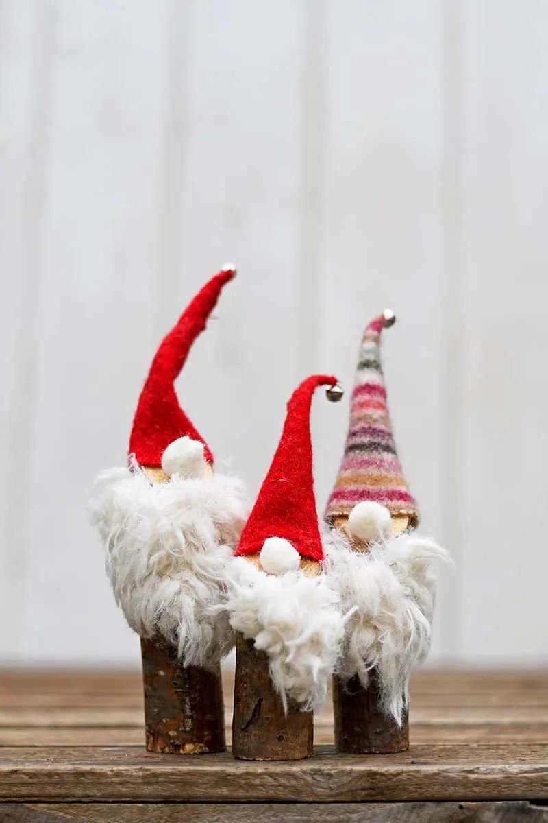 Wooden Christmas Gnomes