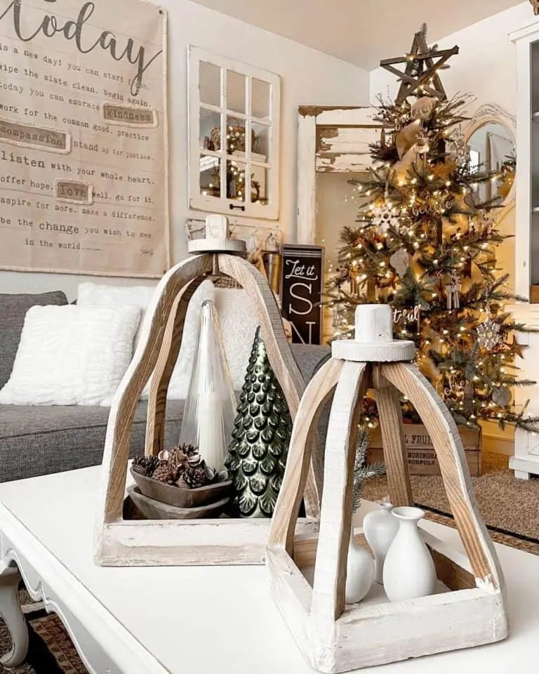 Wooden Christmas Lanterns