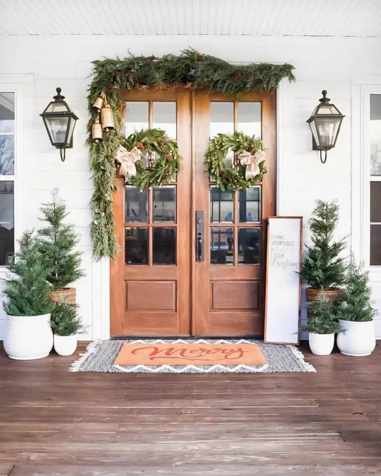 Wooden Double Doors