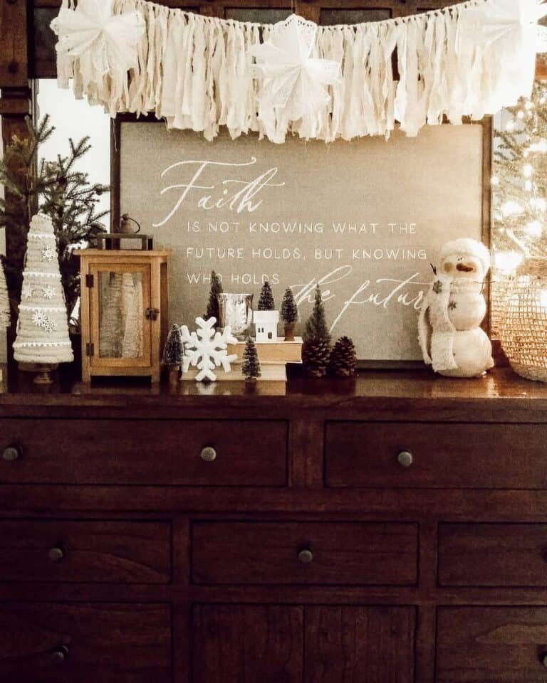 Wooden Dresser Display