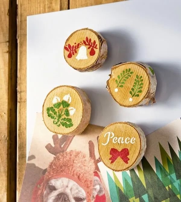 Wooden Fridge Magnets