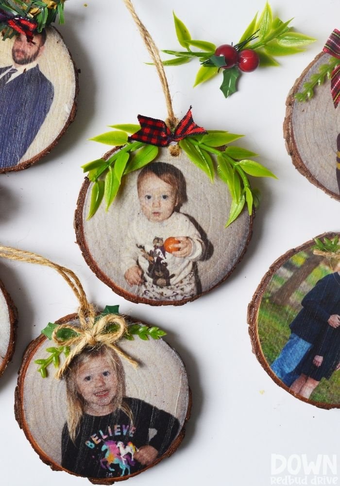 Wooden Photo Ornaments
