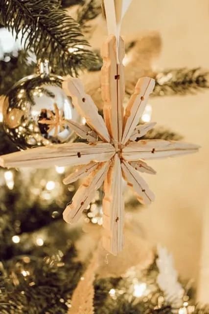 Wooden Snowflake Crafts