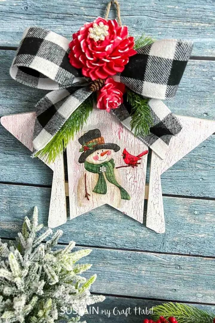 Wooden Star Ornaments