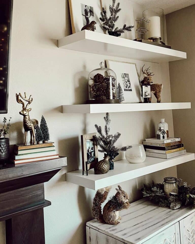 Woodland Mantel Display