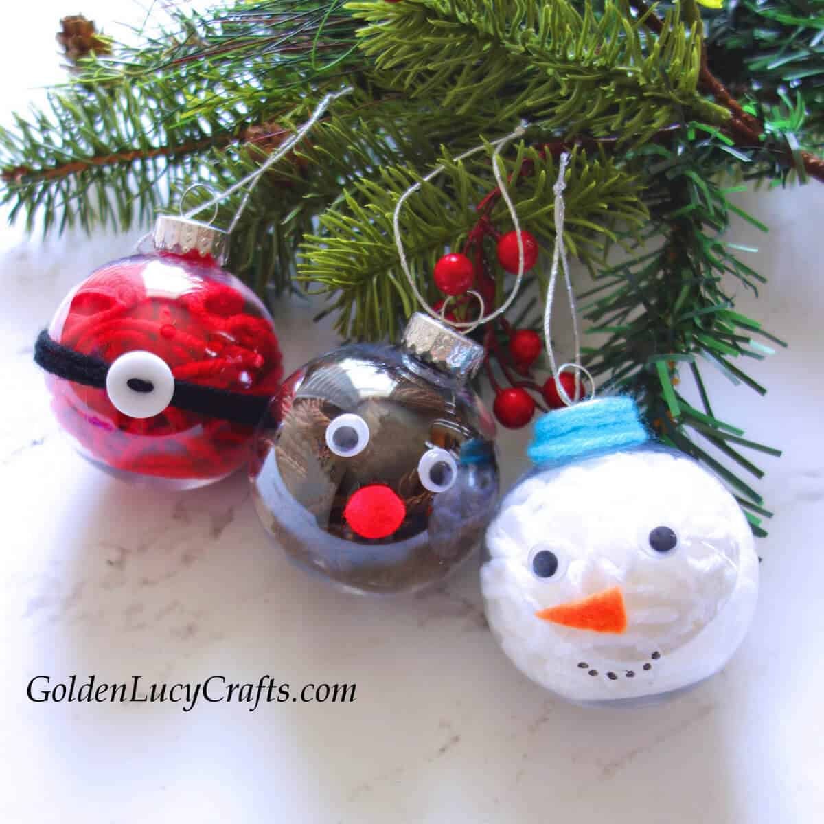 Yarn Ball Faces