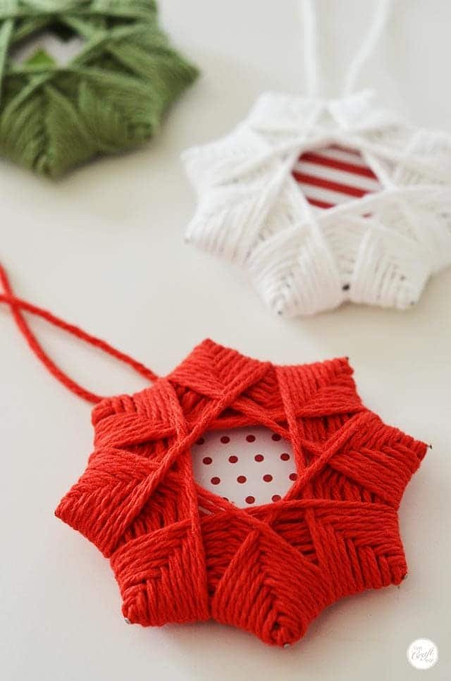 Yarn Star Ornaments