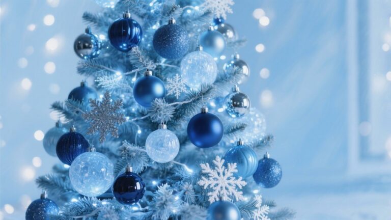 19 Blue Christmas Tree Decorations for Magical Winter Vibes