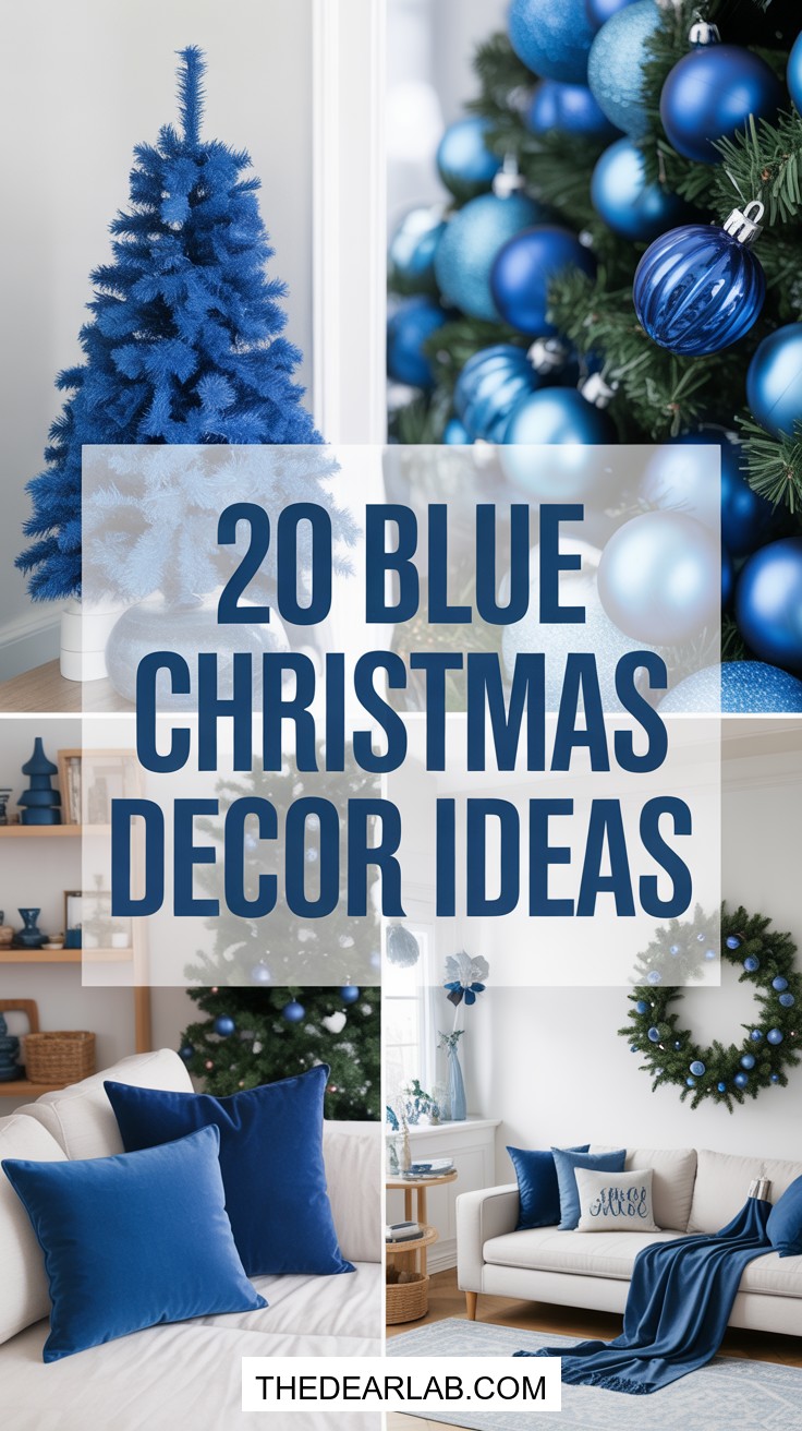 20 Beautiful Blue Christmas Decorations to Transform Your Holiday Home