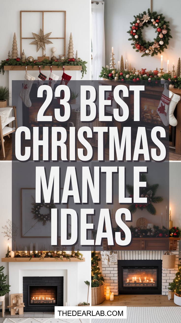 23 Stunning Christmas Mantel Decorating Ideas That'll Transform Your Home