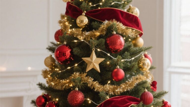 29 Elegant Red and Gold Christmas Tree Decorating Ideas