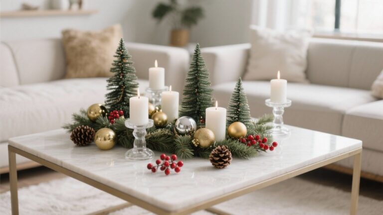 29 Festive Christmas Coffee Table Décor Ideas for Holiday Celebrations