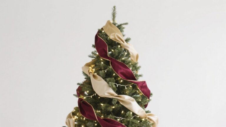 30 Christmas Tree Ribbon Garland Ideas for Holiday Decor
