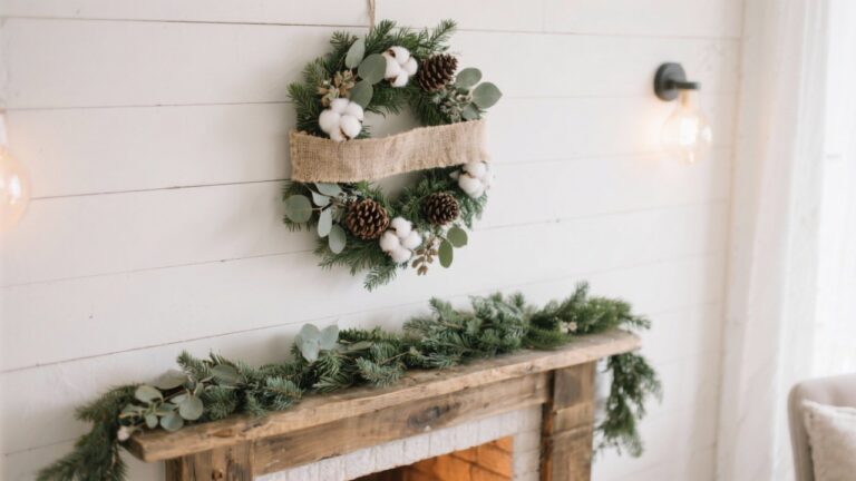 30 Farmhouse Christmas Wreaths for Cozy Holiday Decor