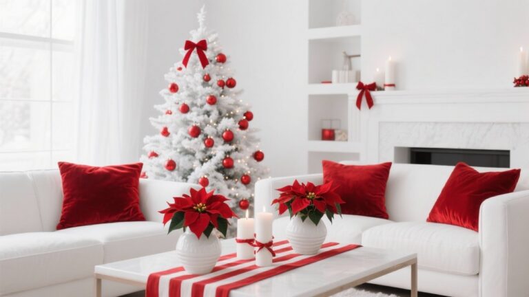 34 Red and White Christmas Decor Ideas to Wow Your Holiday Guests