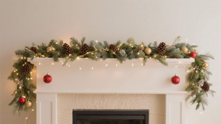 35 Christmas Mantel Garland Ideas for Holiday Decorating