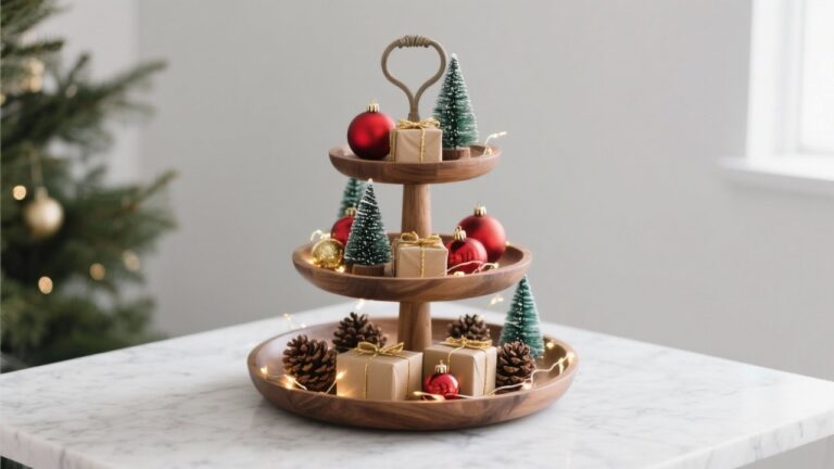 35 Christmas Tiered Tray Decorating Ideas for Festive Holiday Display