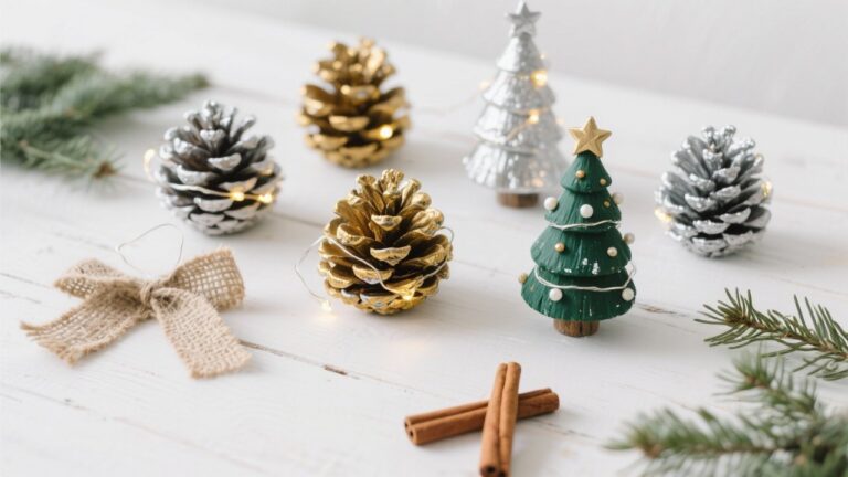 35 DIY Pine Cone Christmas Decorations for Rustic Holiday Decor