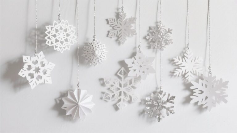 35 DIY Snowflake Christmas Ornament Ideas & Decorating Tips