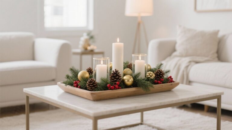 38 Christmas Coffee Table Centerpiece Ideas That Create Festive Holiday Magic