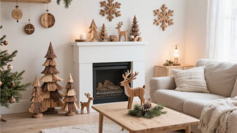 48 DIY Wooden Christmas Decorations for Cozy Holiday Home Decor