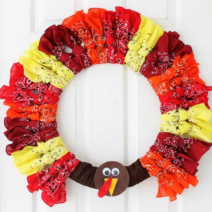 Bandanna Turkey Wreath