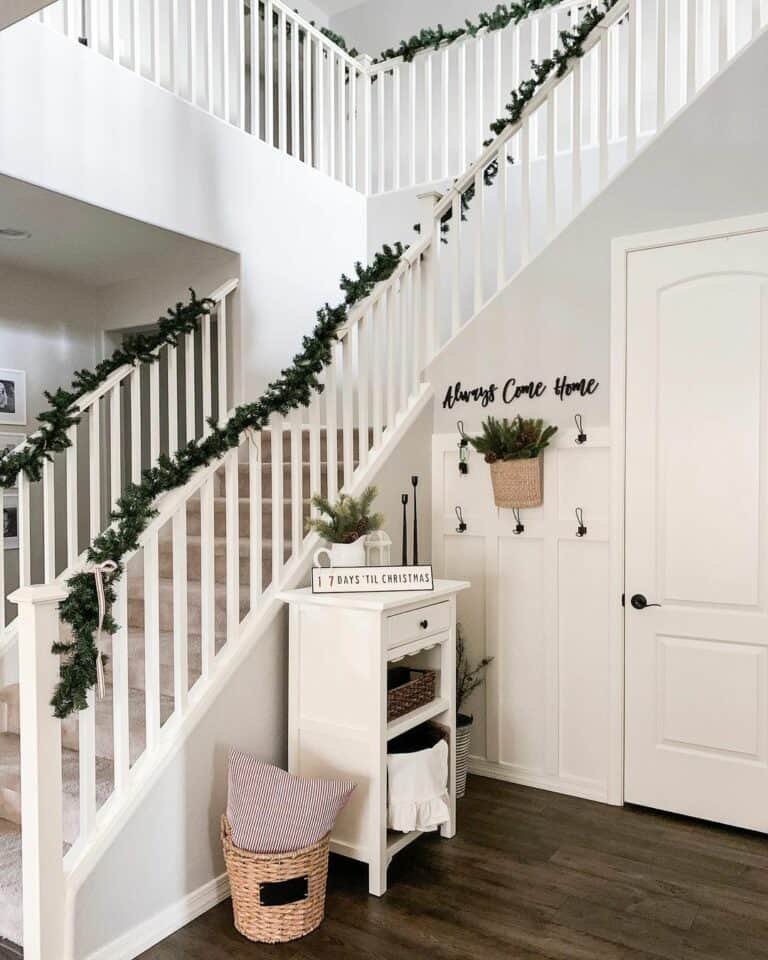 Banister Garland Wrapping
