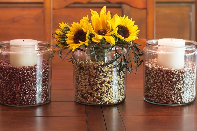 Bean-Filled Apothecary Jars
