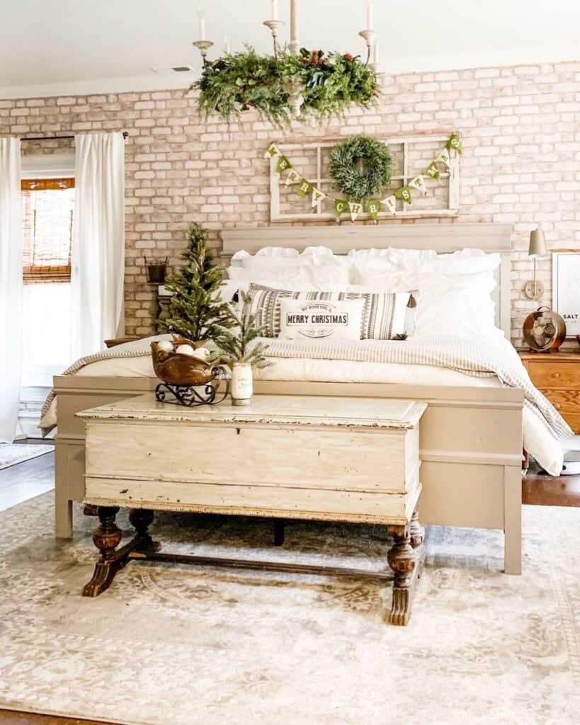Bedroom Christmas Greenery
